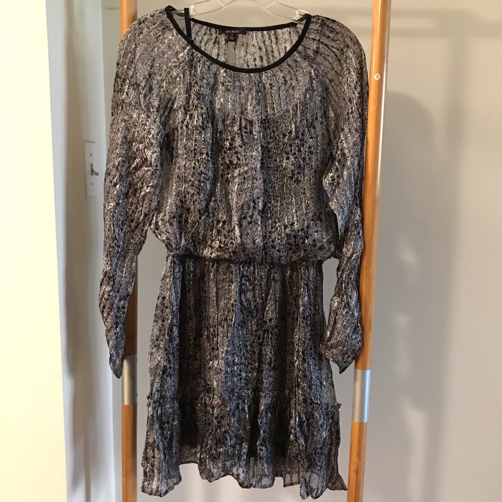 Ella Moss silk dress, size M, color gray